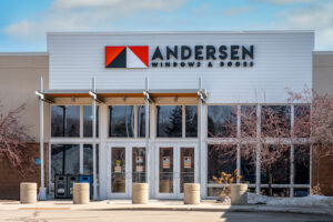 Andersen Windows Corpirate Headquarters Exterior And Trademark Logo