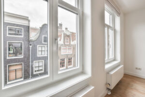 Empty Room Windows Of The Apartment